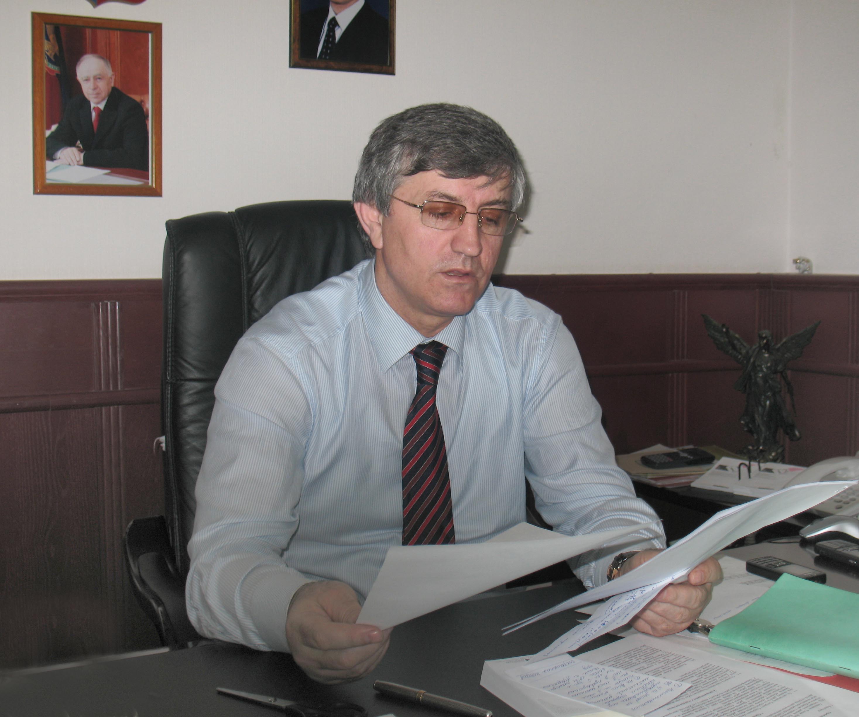 Министр природных ресурсов и охраны окружающей среды Республики Дагестан Башир Магомедов. Фото пресс-службы министерства.
