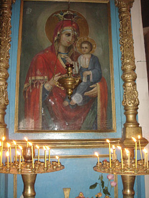 Икона Божьей матери в Сухумском кафедральном Соборе. Фото "Кавказского Узла"