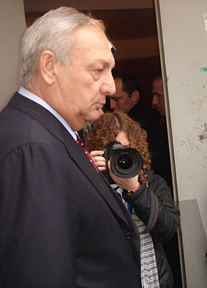 Президент Абхазии Сергей Багапш. Сухум, 12 декабря 2009 года. Фото "Кавказского Узла"