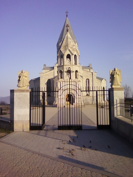 Армянская церковь Казанчецоц в г.Шуши. 28.12.2010г.