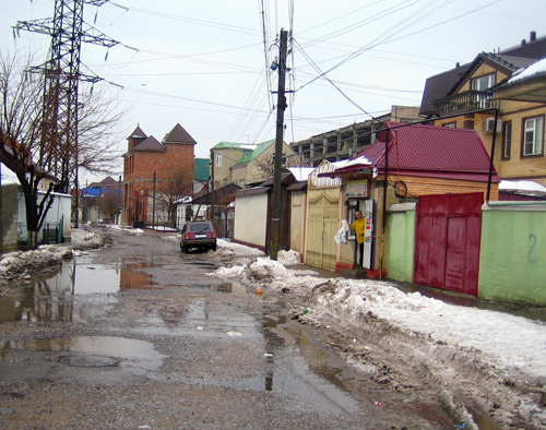  На улице М. Горького в Махачкале 27 февраля 2011 г. Фото "Кавказского узла".