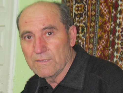 Правозащитник Муртазали Тагиров. 7 марта 2011 г. Фото "Кавказского узла"
