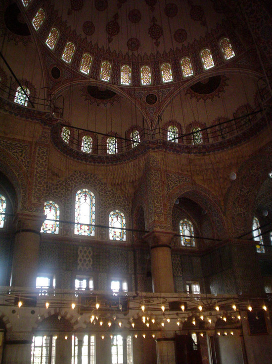 В мечети Султан-Ахмед.