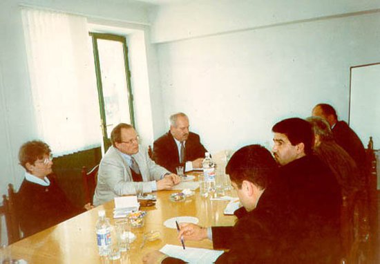 Встреча с госкомиссией Азербайджана. 2002г.