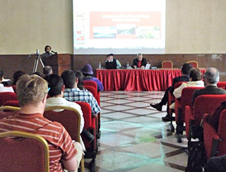 Во время конференции. Ереван, 10 апреля 2012 г. Фото Армине Мартиросян для "Кавказского узла"