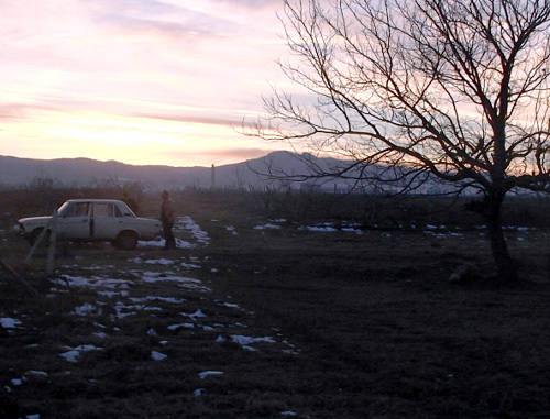 Грузия, Алазанская долина. 18 января 2013 г. Фото Беслана Кмузова для "Кавказского узла"