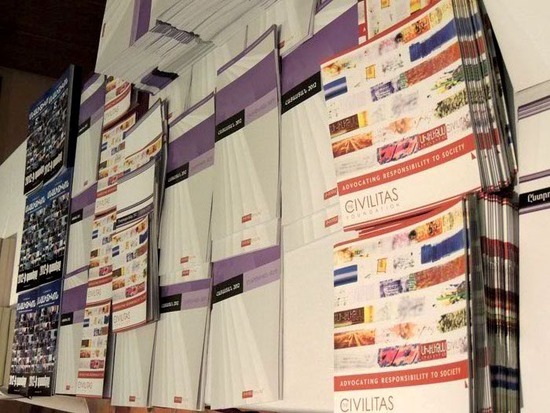 Журналы Сивилитас, где содержится отчёт за 2012 го.