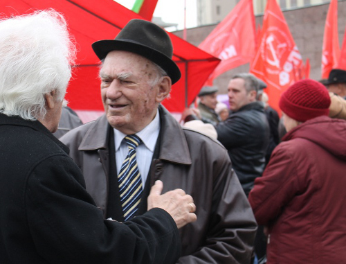 Участники встречи с депутатами-коммунистами в Краснодаре. 23 марта 2013 г. Фото Андрея Кошика для "Кавказского узла"