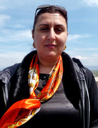 Пресс-секретарь «People in need» Лиана Гезалян. Армения, май 2013 г. Фото Армине Мартиросян для "Кавказского узла"