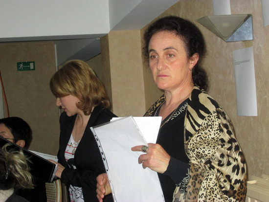 Асида (Абхазия) презентует работу своей общины.
