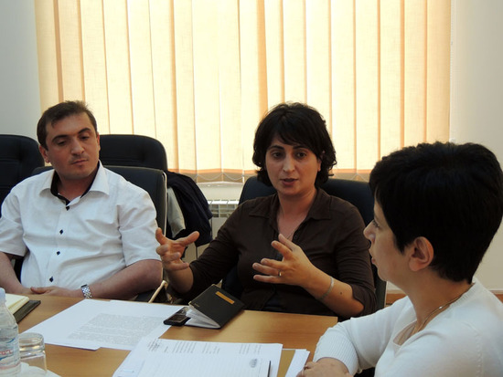 Гаяне Атанесян замминистра культурыДавид Гукасян начальник отдела по делам молодёжи.