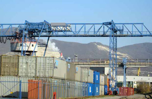 Краны для приёма грузов, поступающих на олимпийские стройки в Сочи. Фото с сайта www.transmap.ru