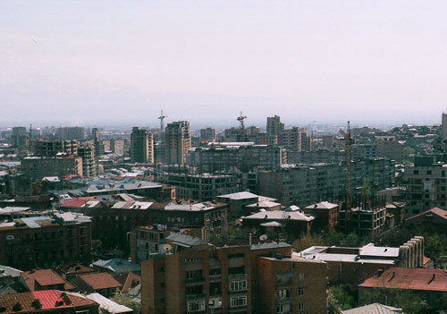 Ереван, вид с Каскада. Фото "Кавказского Узла"