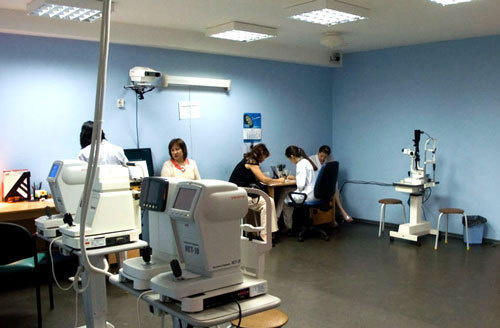 Офтальмологический кабинет  в одной из клиник России. Фото с сайта www.enevision.ru