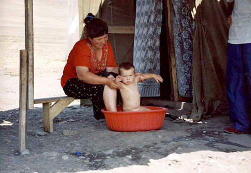 Ингушетия, в лагере беженцев из Чечни. Магомедов Саид для "Кавказского Узла"