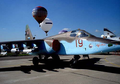 Штурмовой самолет Су-25. Фото "Кавказского Узла"