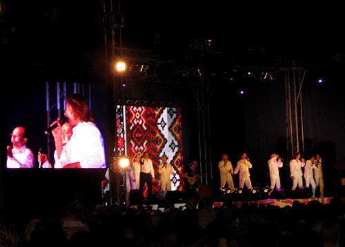 Концерт Арт-группы "Хор Турецкого" в Сухуме, 17 августа 2009 года. Фото "Кавказского Узла"