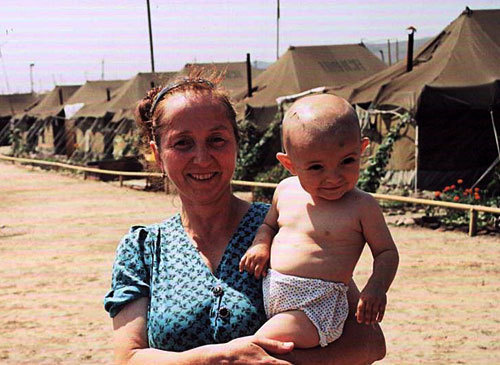 Ингушетия, лагерь беженцев из Чечни. Магомедов Саид для "Кавказского Узла"
