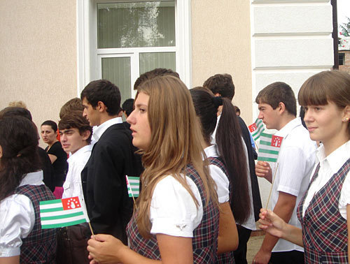 Абхазия, Сухум, 1 сентября 2009 года. Фото "Кавказского Узла"