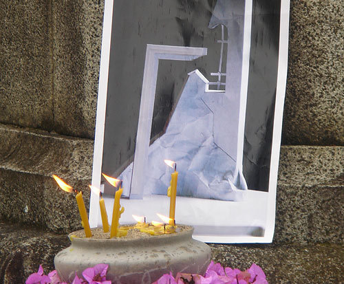 Абхазия, Сухум, эскиз памятника жертвам политических репрессий. Фото "Кавказского Узла"