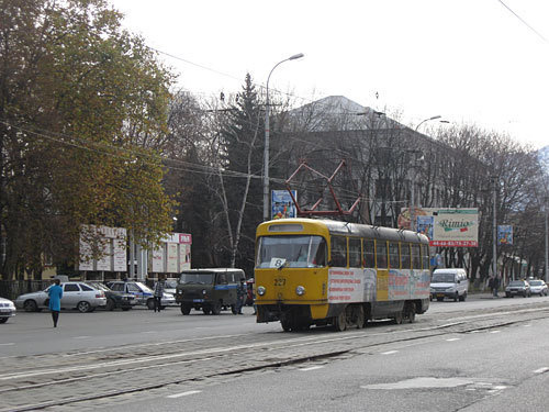 Владикавказ, трамвайный маршрут по проспекту Коста. Фото "Кавказского Узла"