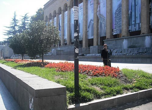Тбилиси, парламент Грузии, осень 2009 года. Фото "Кавказского Узла"