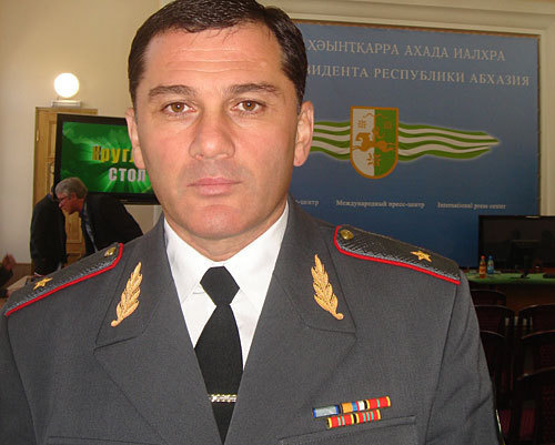 Министр внутренних дел Абхазии Отар Хеция. Фото "Кавказского Узла"