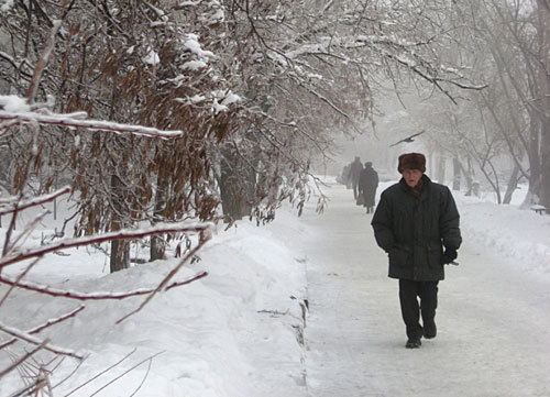 Волгоград, 25 декабря 2009 года. Фото "Кавказского Узла"