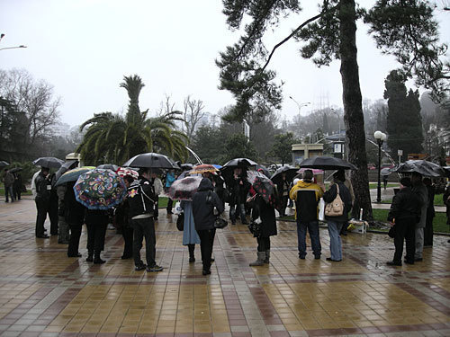 Сочи, акция в защиту прав избирателей. 19 февраля 2010 года. Фото "Кавказского Узла"