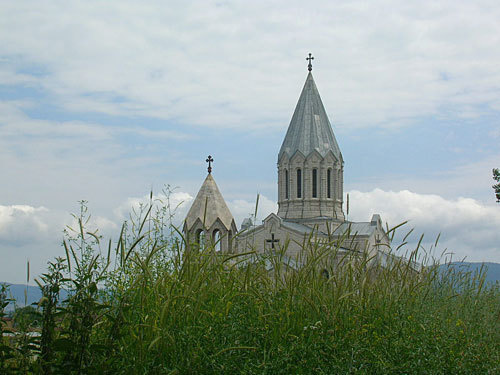 Нагорный Карабах. Собор Св. Христа Спасителя в городе Шуши. Июнь 2009 года. Фото "Кавказского Узла"