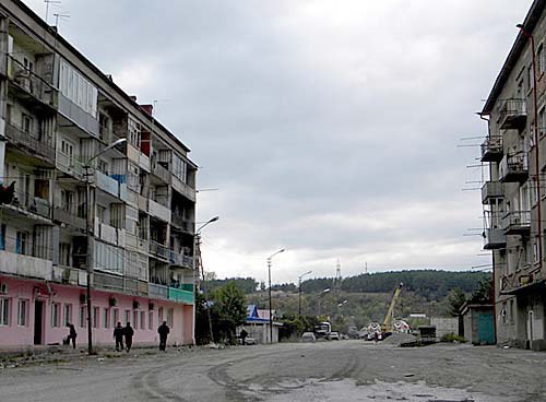 Южная Осетия, Цхинвал, октябрь 2009 года. Фото "Кавказского Узла"