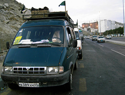 Саудовская Аравия, трансфер российских паломников в Мекку в 2009 году. Фото "Кавказского узла"