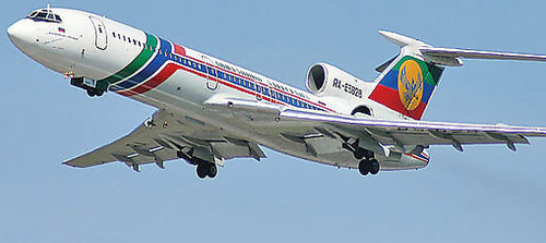 Самолет Ту-154 "Авиалиний Дагестана". Фото с сайта http://veskavkaz.ru