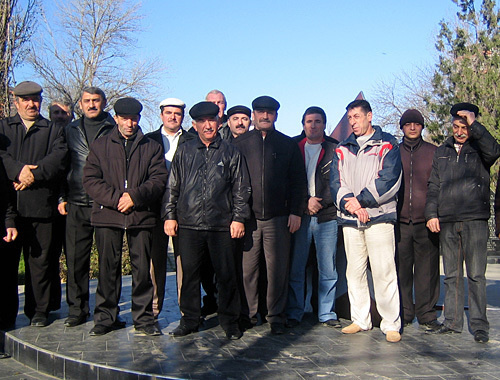 Ветераны-афганцы, участники пикета в Махачкале, 19 декабря 2010 года. Фото "Кавказского узла"