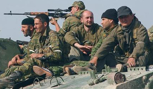 Российские военные в Цхинвале, август 2008 года. Александр Ковылков для "Кавказского узла"