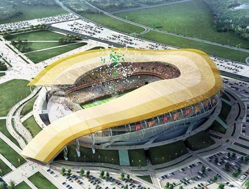 Проект стадиона для проведения матчей чемпионата мира по футболу в Ростове-на-Дону. Фото с сайта http://techvesti.ru