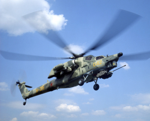 Боевой вертолет Ми-28 в полете. Фото: www.mi-helicopter.ru