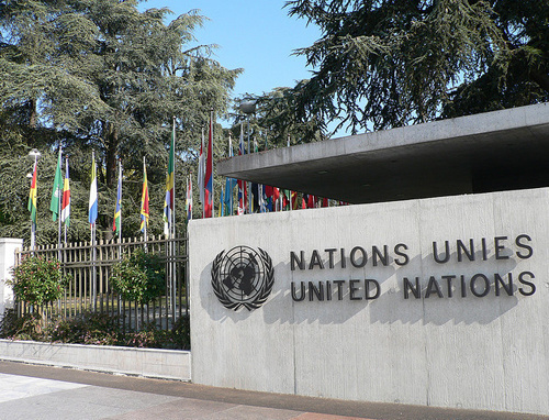 У офиса ООН в Женеве. Фото: Tim Tabor, www.flickr.com/photo/tim166
