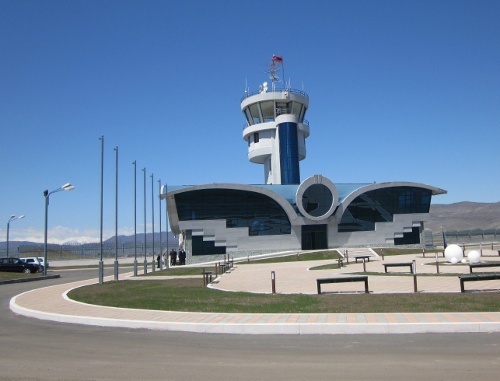 Нагорный Карабах, здание аэропорта в Степанакерте. 14 апреля 2011 г. Фото "Кавказского узла"
