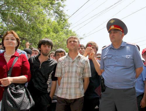 Митинг против произвола правоохранительных органов в Дагестане. Махачкала, 1 июня 2011 г. Фото "Кавказского узла"