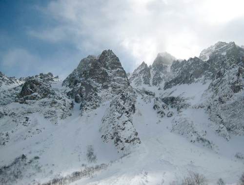Северная Осетия, северный склон Мамисонского ущелья. 17 января 2011 г. Фото Зинаиды Чередниковой
