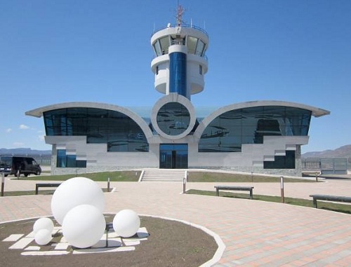 Терминал аэропорта в Степанакерте. 28 сентября 2011 года. Фото Алвард Григорян для "Кавказского узла"