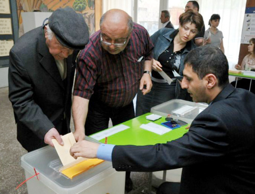 Выборы в Национальное собрание Армении 6 мая 2012 г. Фото: Karen Minsyan (RFE/RL)