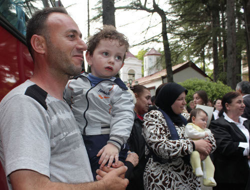 Репатрианты из Сирии. Абхазия, Сухум, май 2012 г. Фото Анжелы Кучуберия для "Кавказского узла"