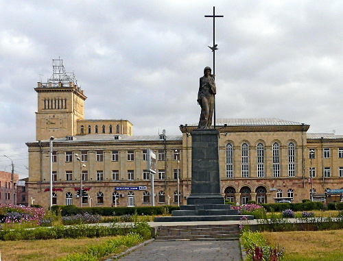 Армения, Ширакская область, Гюмри. Здание мэрии. Фото: Rita Willaert, http://www.flickr.com/photos/rietje