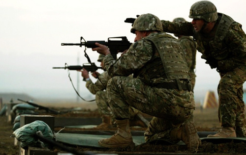 Военнослужащие грузинской армии на учениях. Фото с официального сайта министерства обороны Грузии, http://www.mod.gov.ge