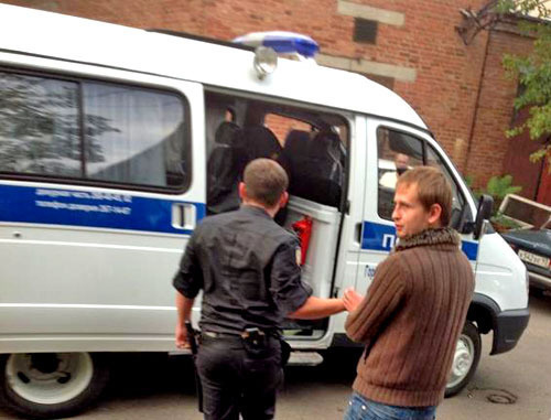 Алексей Мандригеля осужден на 15 суток. Краснодар, 6 ноября 2012 г. Фото Игоря Харченко