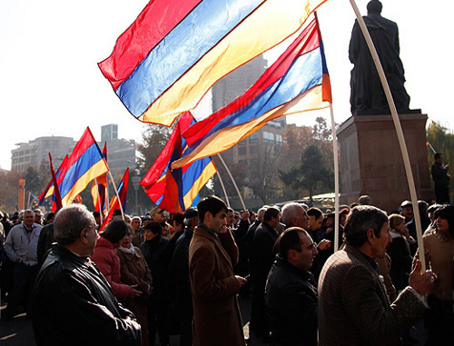Митинг АНК в Ереване 10 декабря 2012 г. Фото: ©PanARMENIAN Photo/Varo Rafayelyan