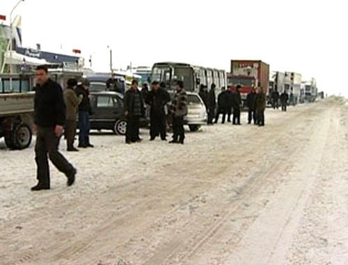 Пункт пропуска Новошахтинск на границе с Украиной. Фото http://www.dontr.ru