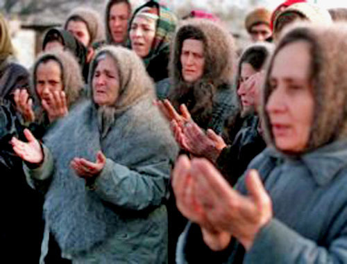 Беженцы из Чечни, проживающие в Карабулаке. Ингушетия. Фото: Информационное Агентство "CHECHENEWS", http://www.chechenews.com
